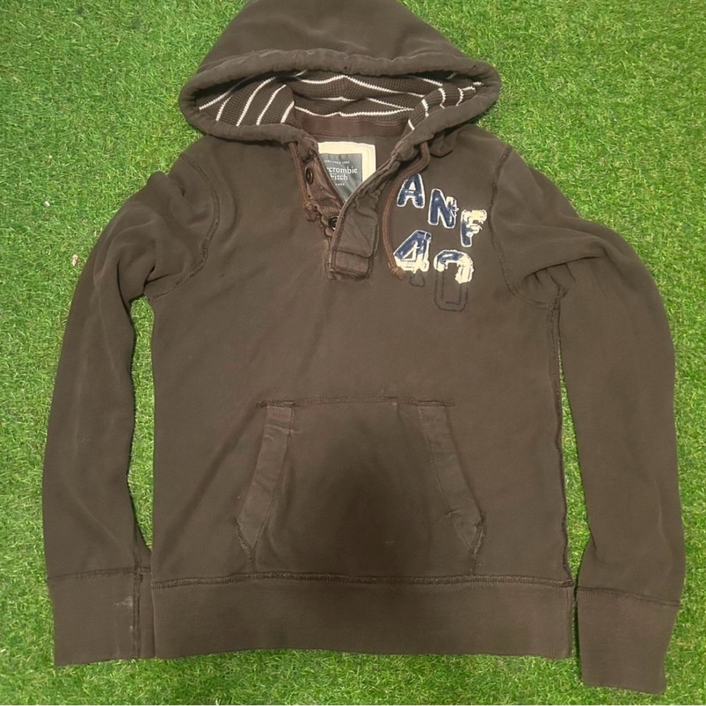Abercrombie and Fitch hoodie, Size medium, brown🟤
